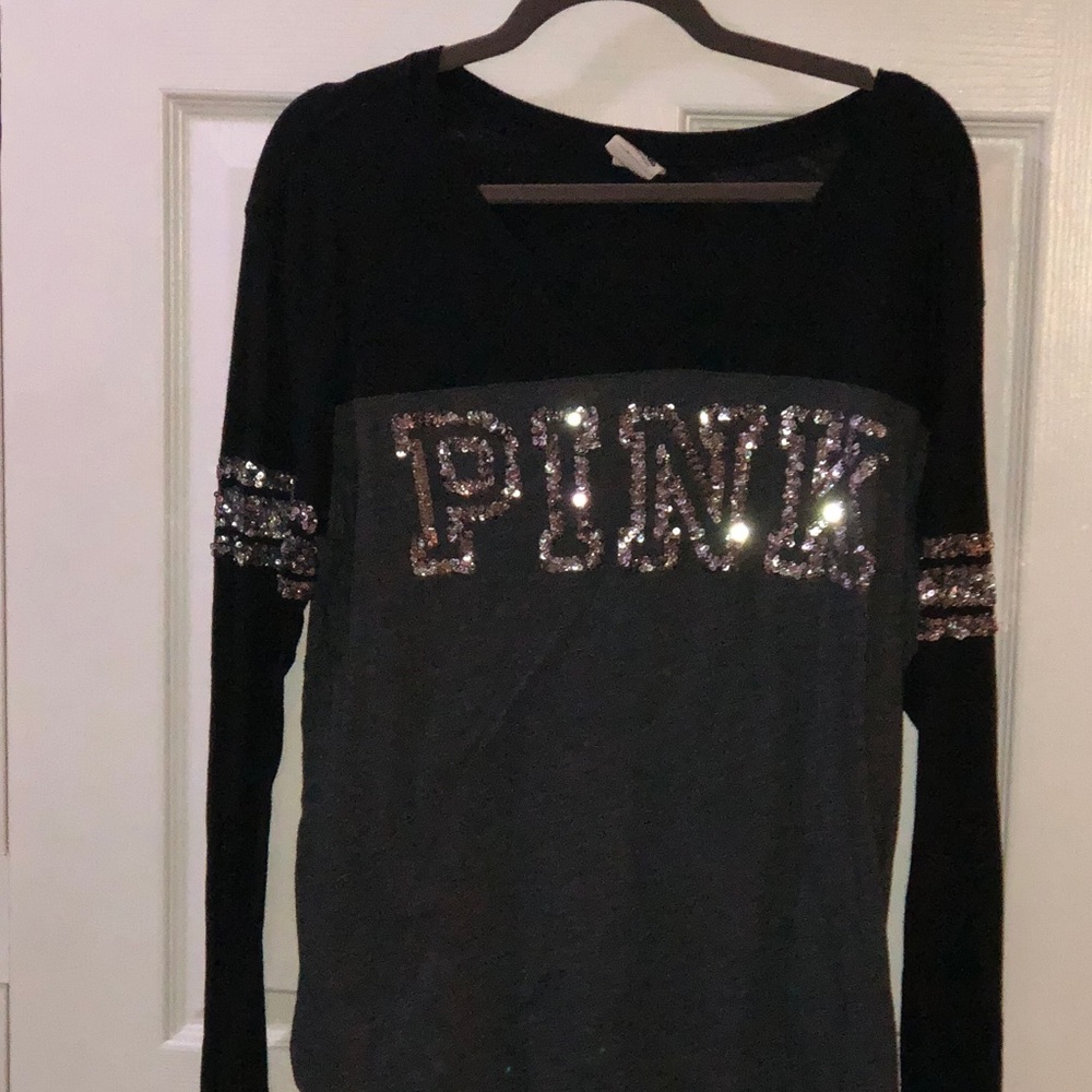 Victoria’s Secret Pink Sequenced long sleeve shirt